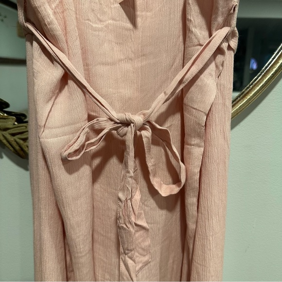 Kiwi & Punch (Salty Lemon) Spaghetti Strap Split Leg Jumpsuit - Picture 5 of 7